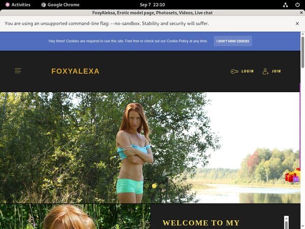 $1 FoxyAleksa Trial Membership