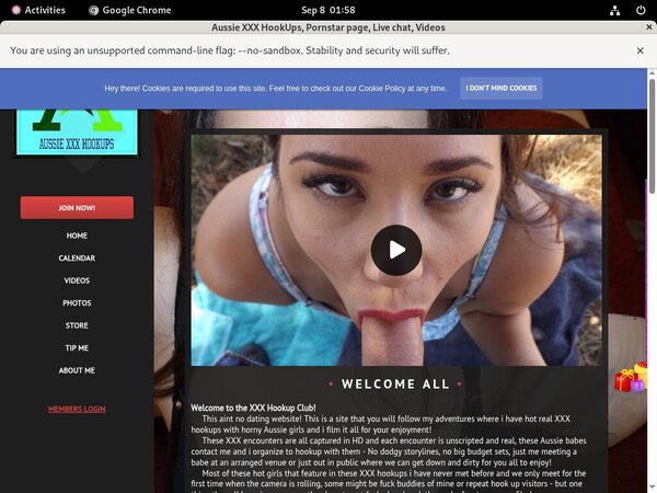 AussieXXXHookUps Free Trial Acc