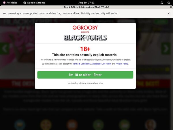 Black-tgirls.com Mobile Account