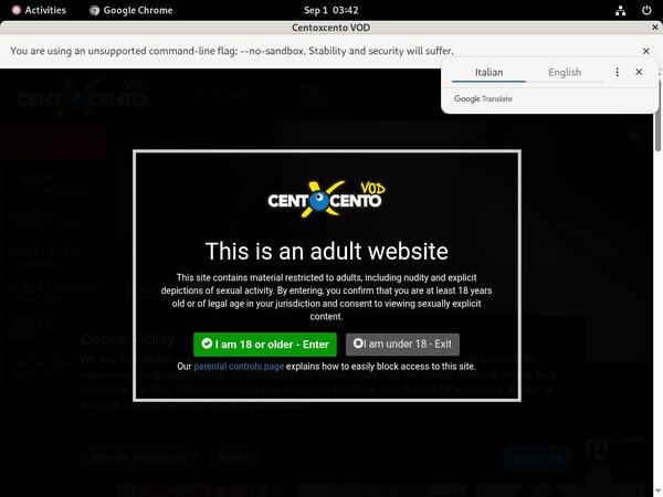 Centoxcentovod Store