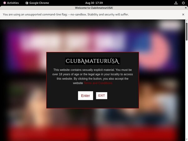 Club Amateur USA Account Paypal