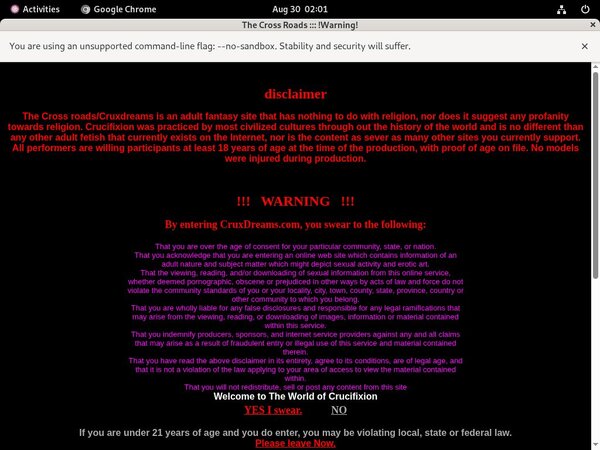 Crux Dreams Site Passwords