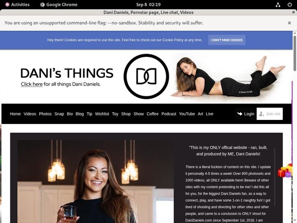 DaniDaniels Account New