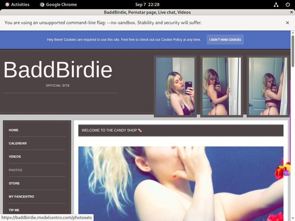 Discount Baddbirdie.modelcentro.com Subscription