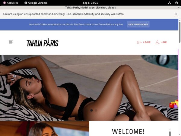 Discount Tahliaparis.com Sign Up