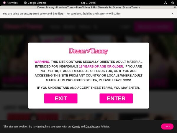 Dream Tranny One Time Discount