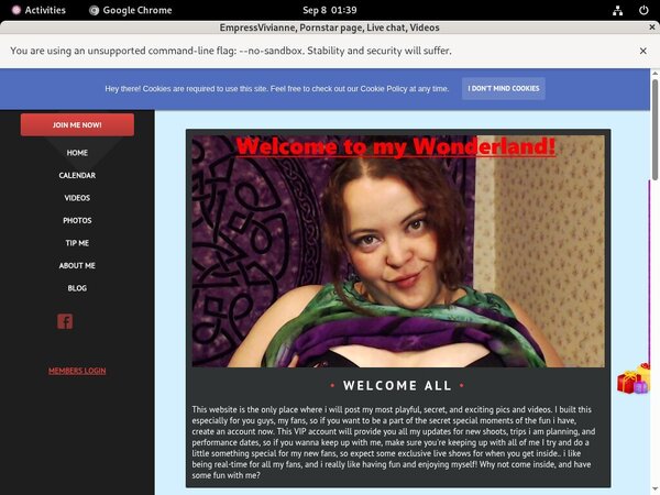 Empressvivianne.modelcentro.com Password Free