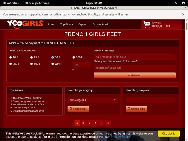 FRENCHGIRLSFEET Passwords 2018
