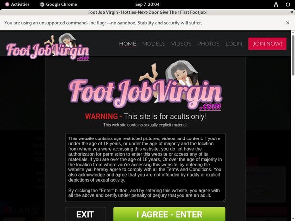 Foot Job Virgin Premium Pass
