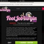 Foot Job Virgin Toilet