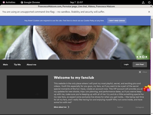 FrancescoMalcom.com Member Passwords