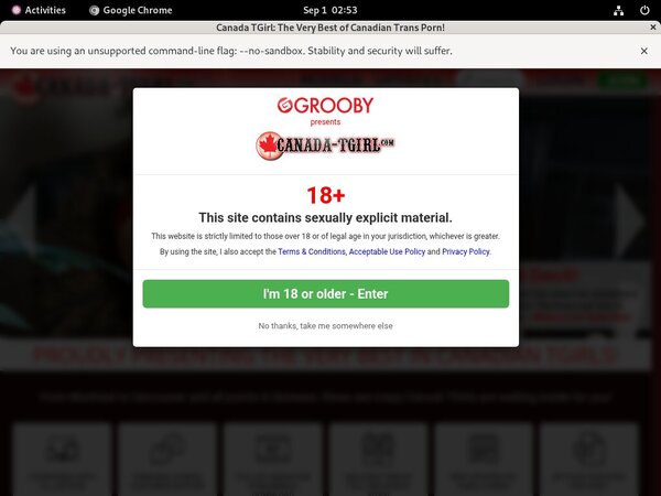 Free Canada TGirl Codes