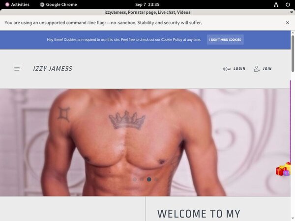 Free IzzyJamess Login And Pass