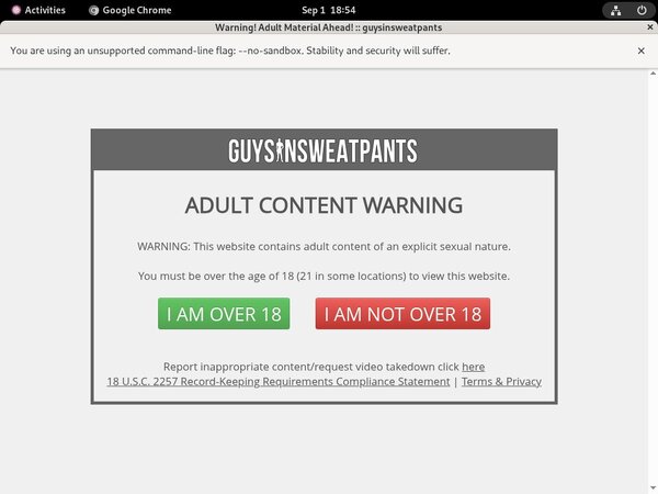 Free Premium Guysinsweatpants.com