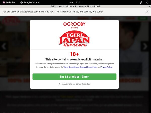 Free TGirl Japan Hardcore Trial Membership