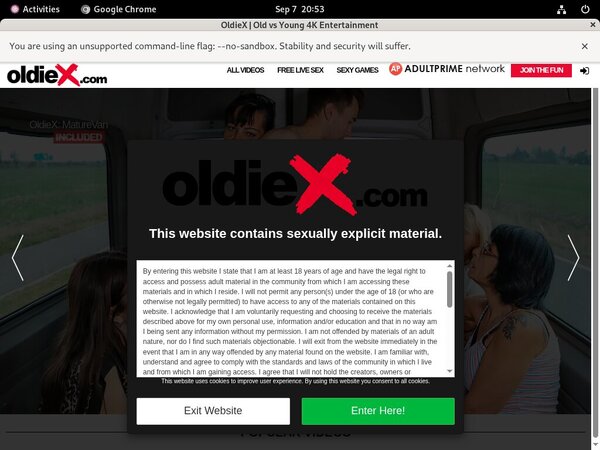 Free Users For Oldie X