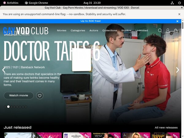 Gay Vod Club Billing Page