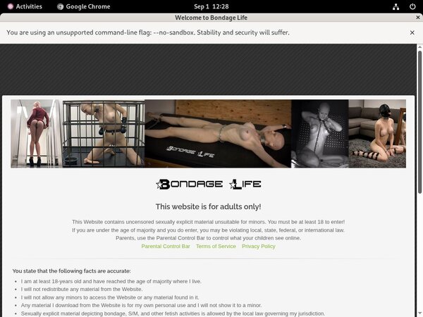 Get Free Bondage Life Account