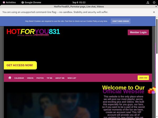 HotForYou831 Password Username