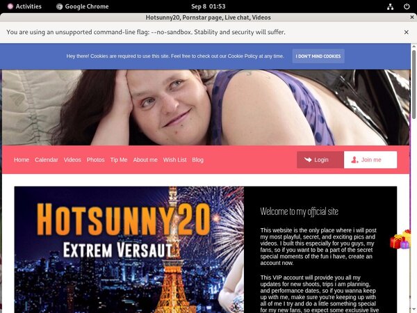 Hotsunny20.modelcentro.com Trial Membership Free