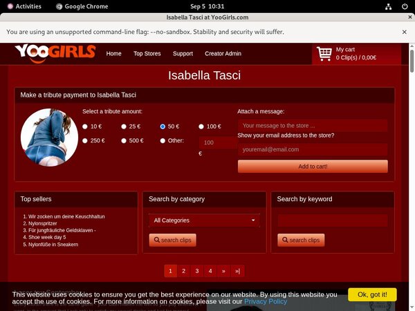 IsabellaTasci Password Site