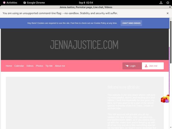Jennajustice.modelcentro.com Hacked Account