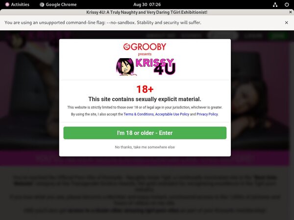 Krissy 4 U Trial Sign Up