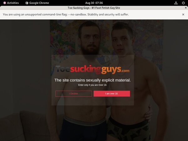 Limited Toesuckingguys Discount Deal