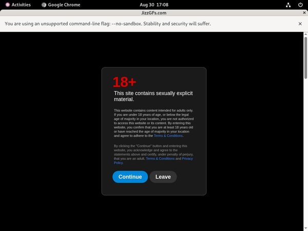 Log In Jizz GFs