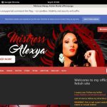 Log In Mistress Alexya