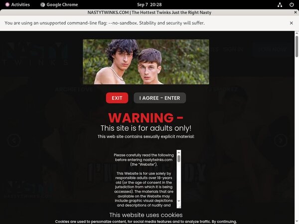 Login Nasty Twinks Free Trial