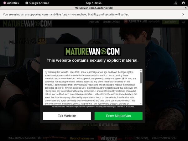 Mature Van Account Creator