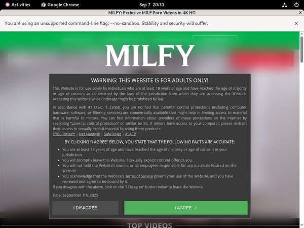 Milfy.com With Direct Debit