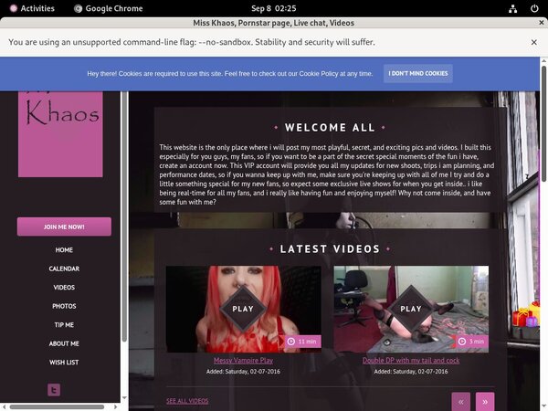 Miss Khaos Paysite Passwords Miss Khaos Paysite Passwords