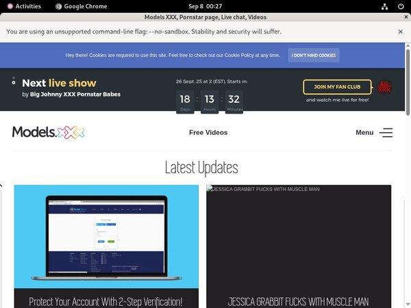 Models XXX Site Passwords
