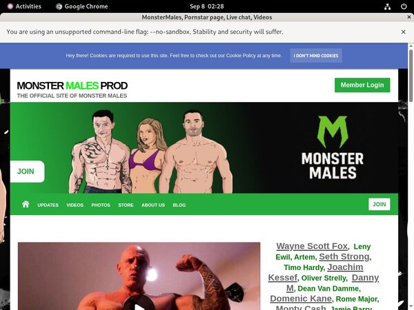 MonsterMales Premium Password