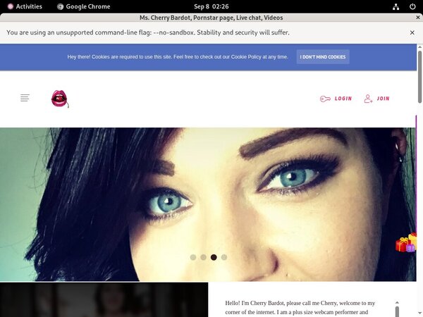 Ms. Cherry Bardot Using Discount