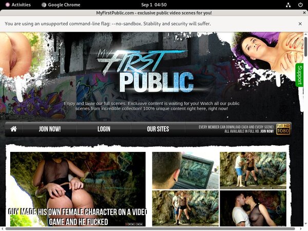 My First Public Ad