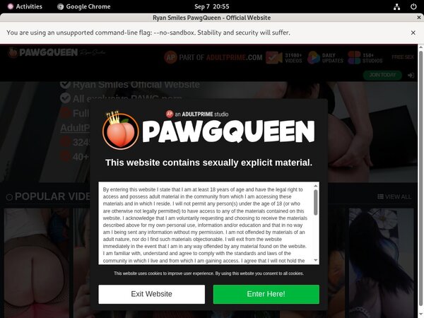 Pawg Queen Register Form