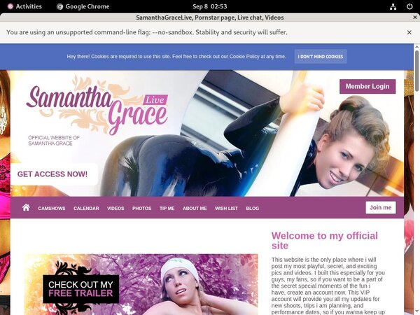 Pay For SamanthaGraceLive