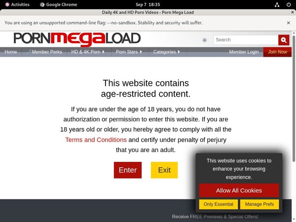 Pornmegaload.com Trial Offer