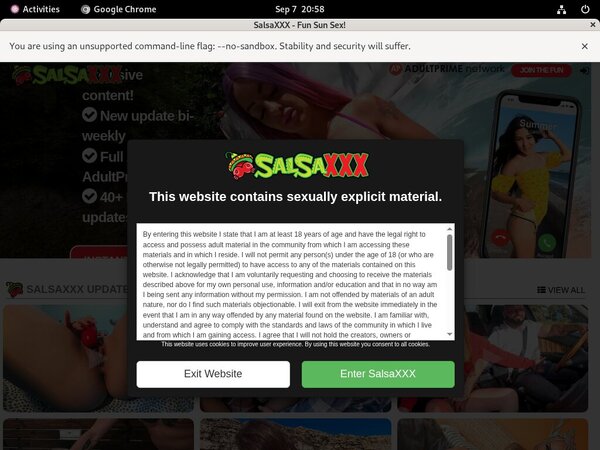 Salsaxxx.com Limited Time Discount
