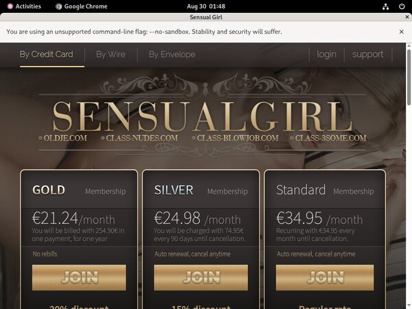 Sensualgirl.com Special Discount