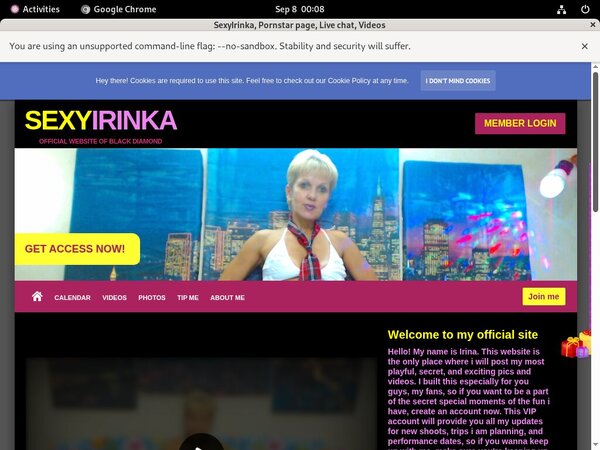 SexyIrinka Billing Form