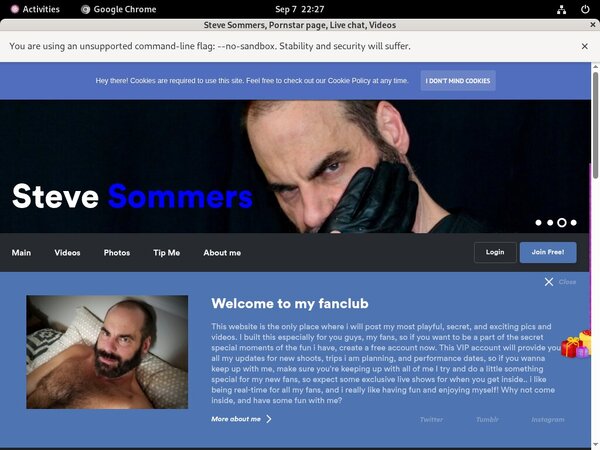 Steve Sommers Twitter