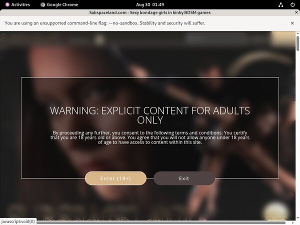 Subspaceland.com Hot Sex