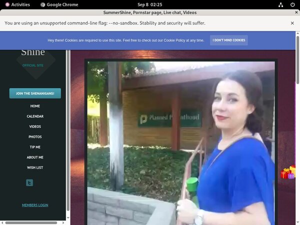 SummerShine Pornstar