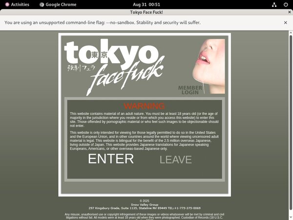 Tokyofacefuck.com Bill.ccbill.com