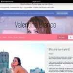 Valentinabiancox.com Trial Pass