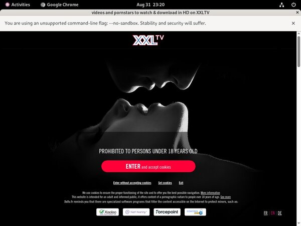 XXL Tv Passcodes